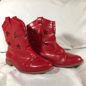 Gymboree Red stars cowboy boots